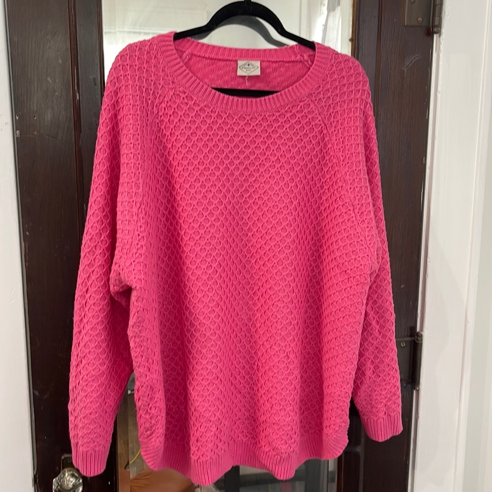 Waffle weave sweater - 3x